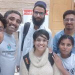 Group of developers at a hackathon in India
